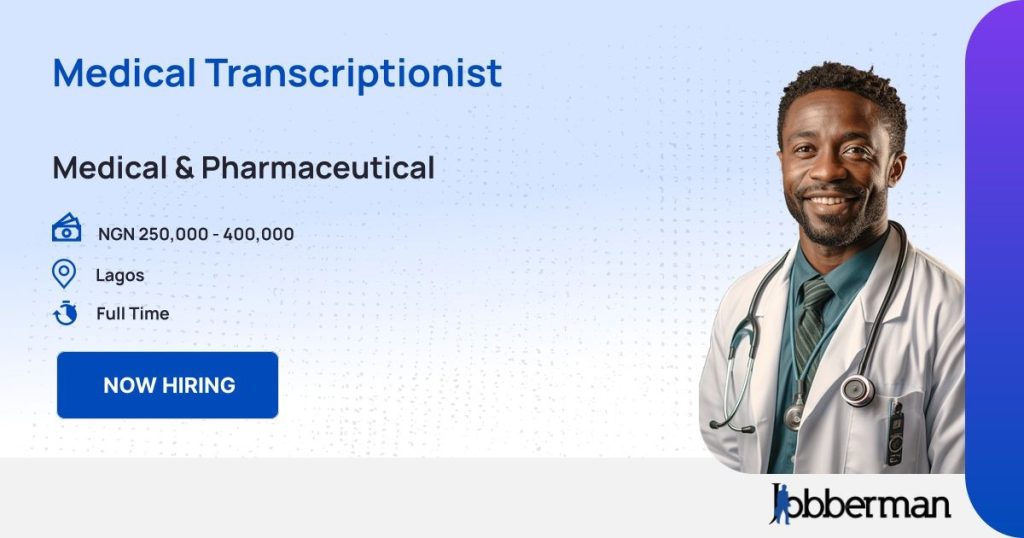Medical Transcriptionist Pmvjpp