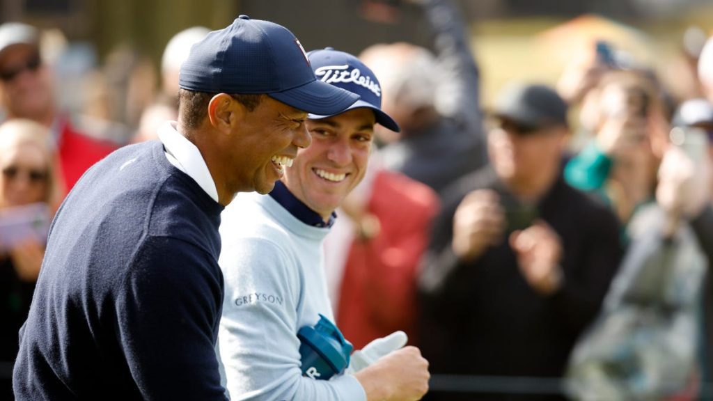 Tiger Woods Once Used His Masters Jacket To Take A Jab At Justin Thomas Over Facetime
