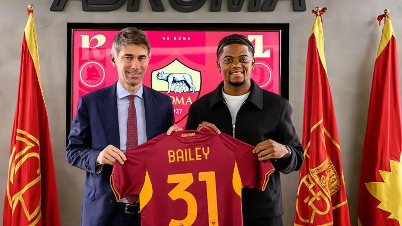 Aston Villa Winger Leon Bailey Joins Roma On Loan