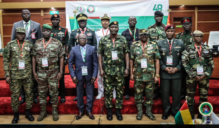 Ecowas Defence Chiefs At A Meeting In Abuja