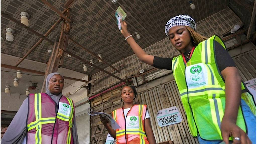 Inec Officials At A Polling Unit