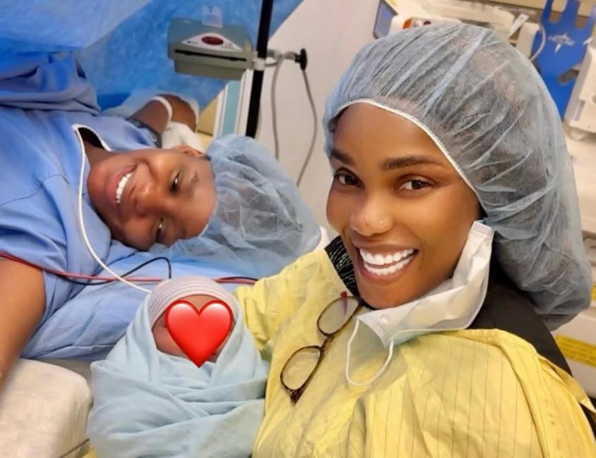 Priscilla Ojo, Juma Jux Welcome Baby Boy