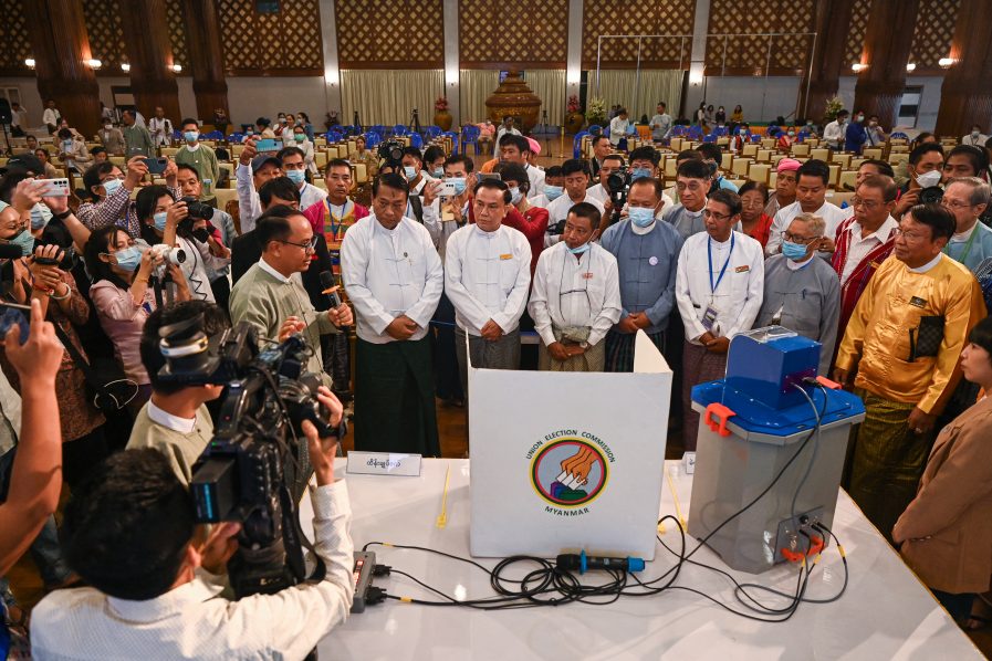 Myanmar Junta And Electoral Commission