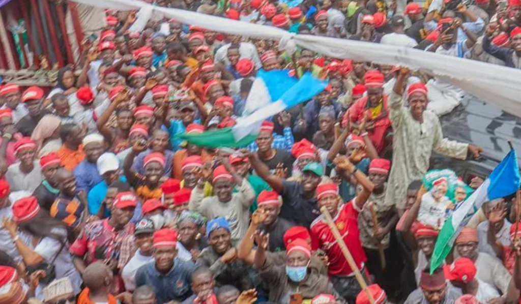 Nnpp Members With Kwankwasiyya Red Caps