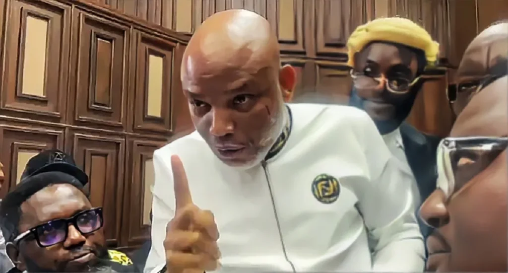Nnamdi Kanu In Court