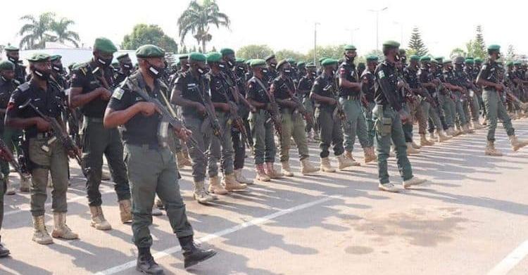 Policemen On Election Duty In Anambra