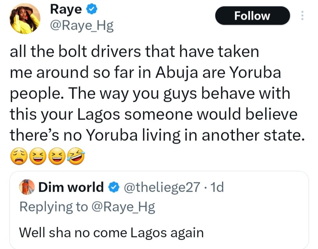 Viral Corps Member, Raye Responds After Being Tackled For Declaring Love For Abuja