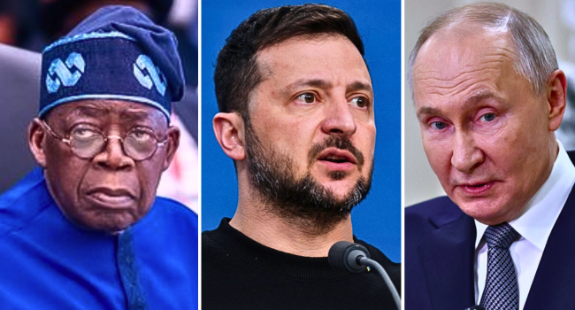 Tinubu Zelensky Putin