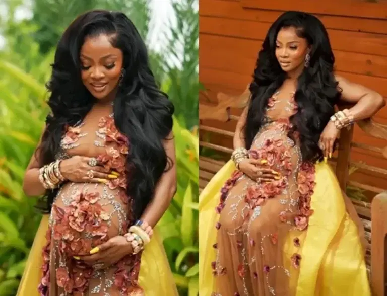 ‘My Miracle Is Here’ – Toke Makinwa Welcomes Baby Girl