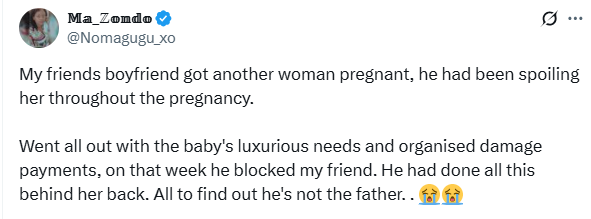 Man Dumps Girlfriend For Sidechick Who Got Pregnant Only To Find Out The Baby Isn’t His