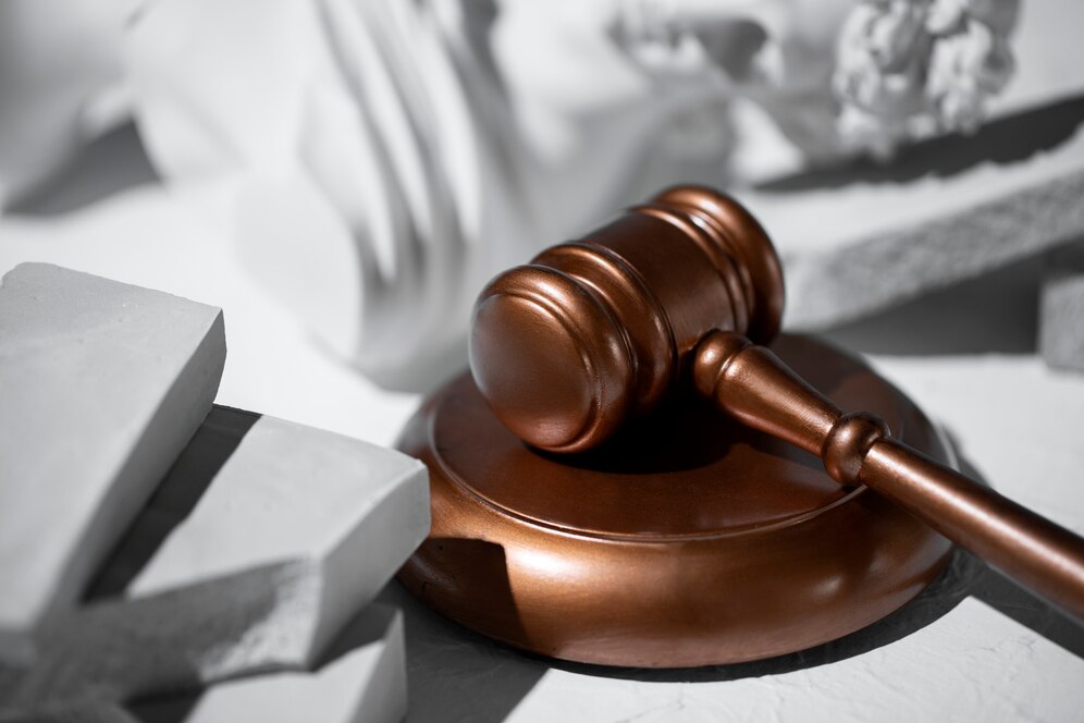 Hammer Court With Scales Justice Lawyer