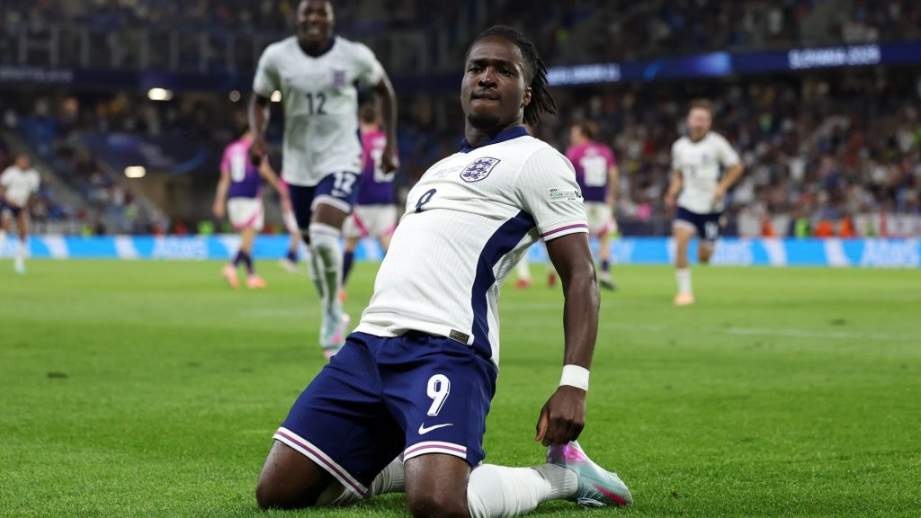 Jonathan Rowe England Celebrates Scoring 1006257301