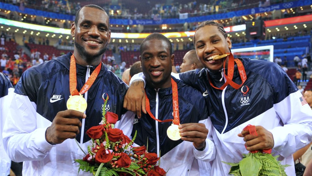 Lebron Wade Carmelo 2008 Olympics
