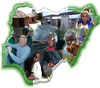 Nigeria Map Wt People