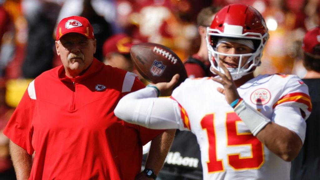 Patrick Mahomes Andy Reid Imagn Images