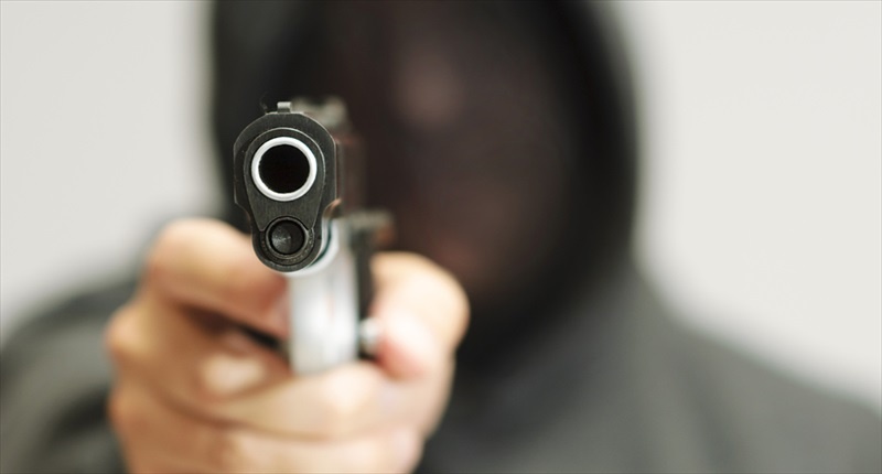 Pistol Gunmen Shot Gun