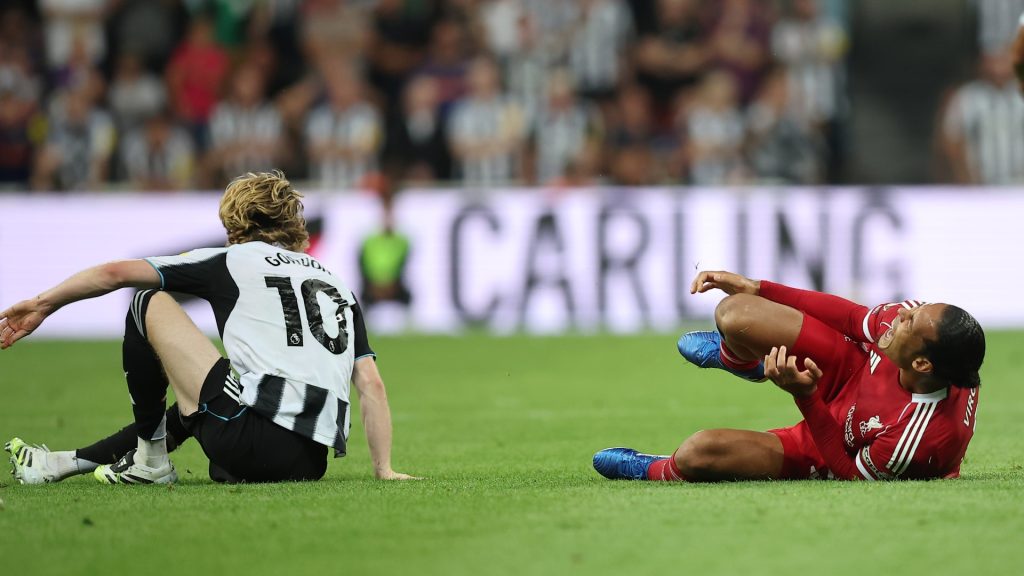 Virgil Van Dijk Liverpool Reacts 1018440955