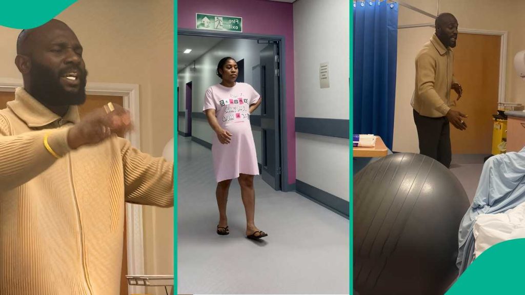 Video: Man Seen Praying Fervently In Hospital After His Pregnant Wife’S Labour Stopped Progressing