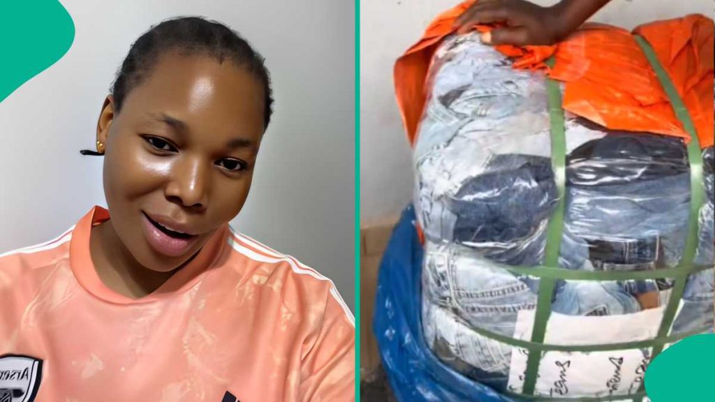 Lady Who Sells Okrika Discovers 20 Euros In Bag She Opened, Video Trends On Social Media