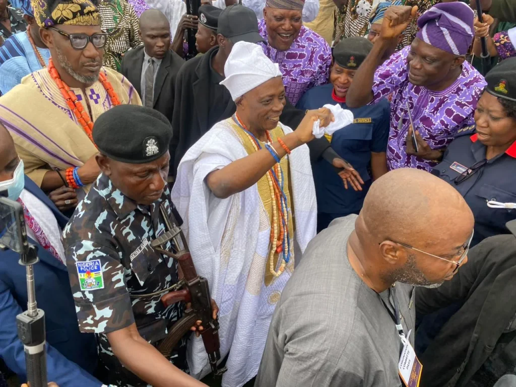 Arrival Of Oba Rashidi Ladoja At 44Th Olubadan Coronation
