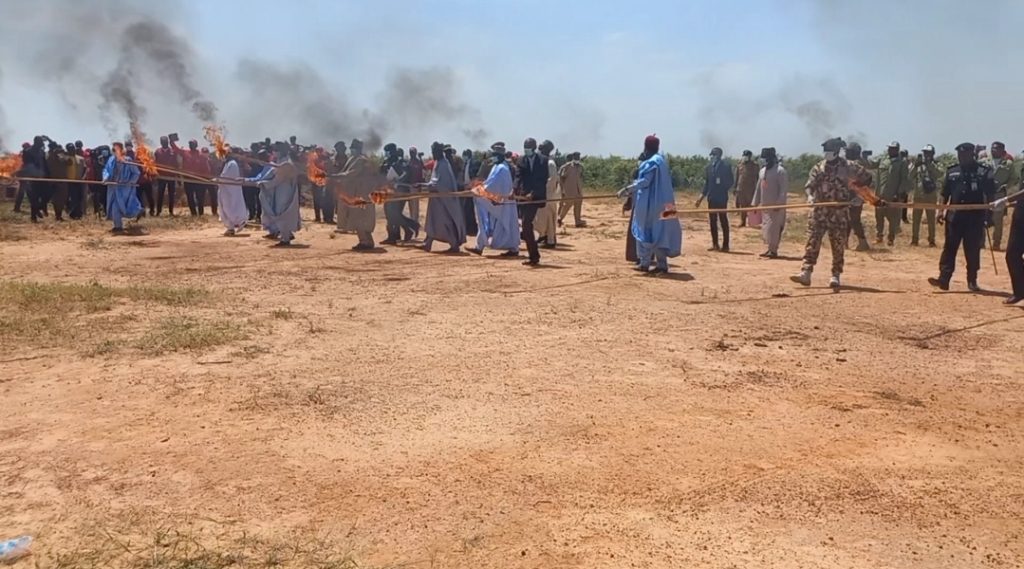 Ndlea Destroys 8,166.95Kg Of Seized Illicit Drugs In Yobe [Photos]