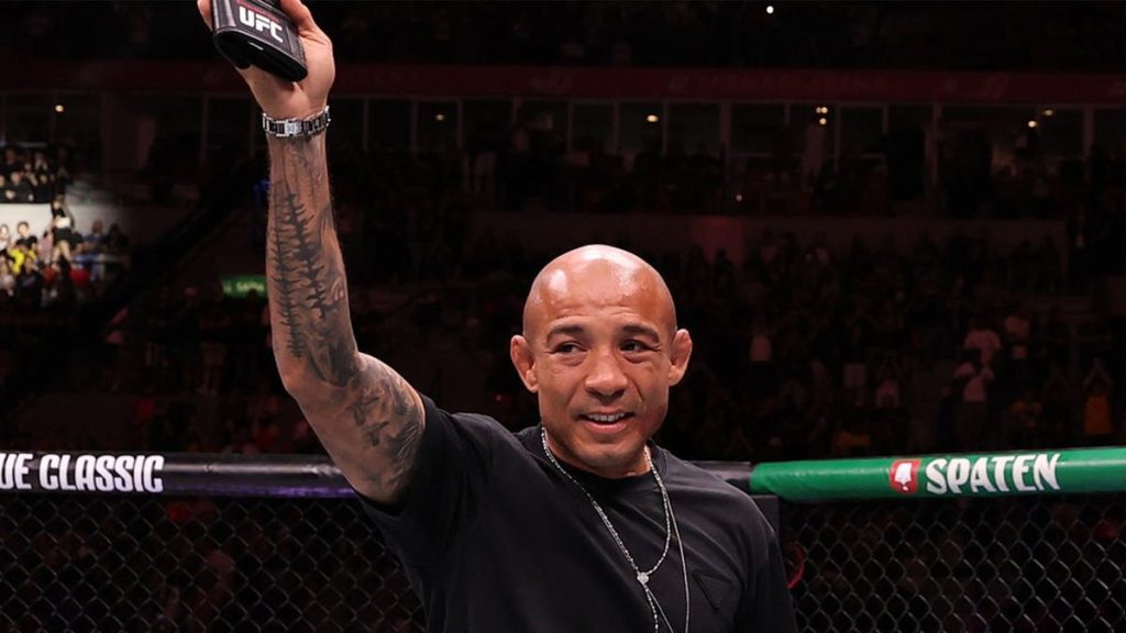 86652812007 Jose Aldo Ufc Rio Glove Laydown Retirement Ceremony Via Ufc