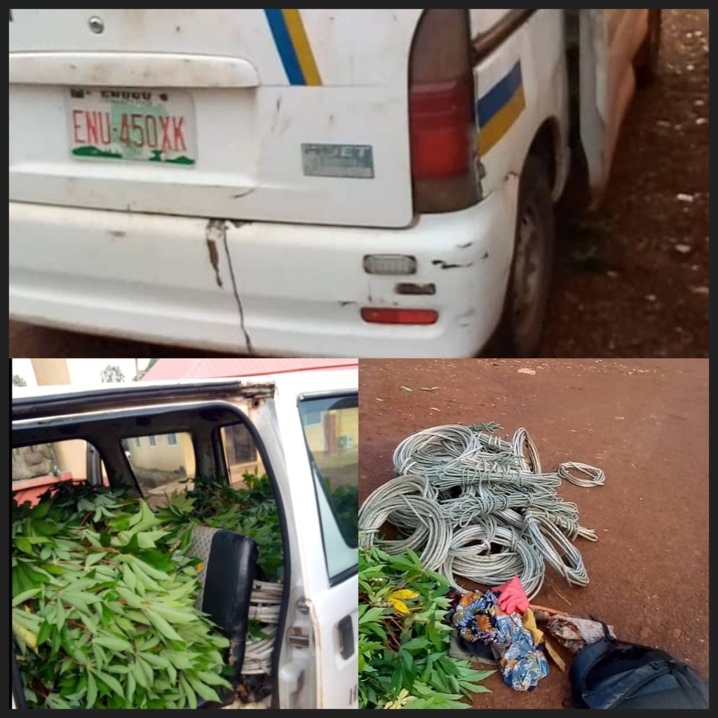 Police Arrest Power Cable Vandals, Recover Exhibits In Enugu