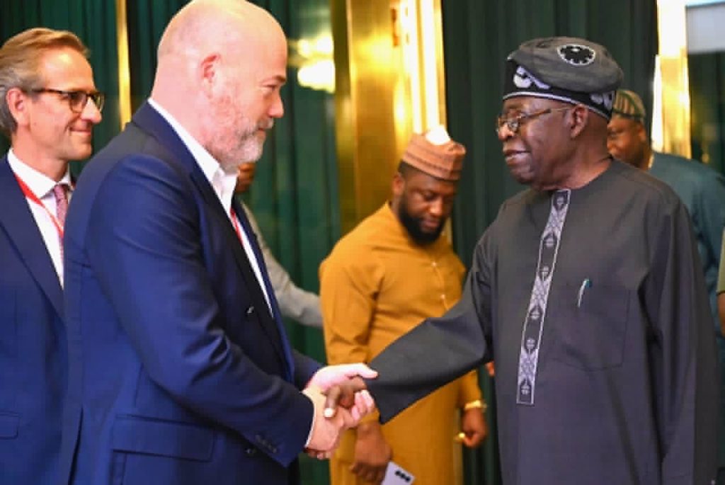 Tinubu Meets Danish Billionaire Anders Holch Povlsen