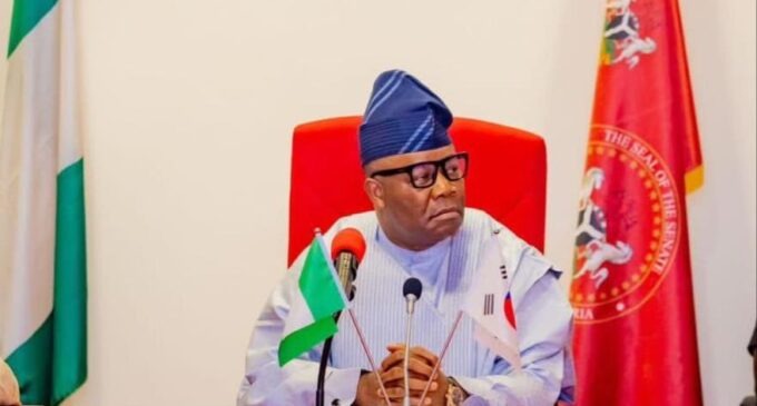 Senate President Goswill Akpabio