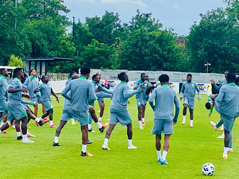 Super Eagles Intensify Training