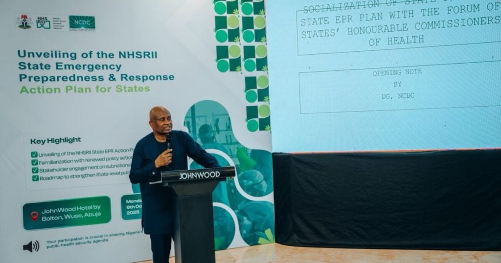 Ncdc Urges States To Strengthen Subnational Emergency Preparedness