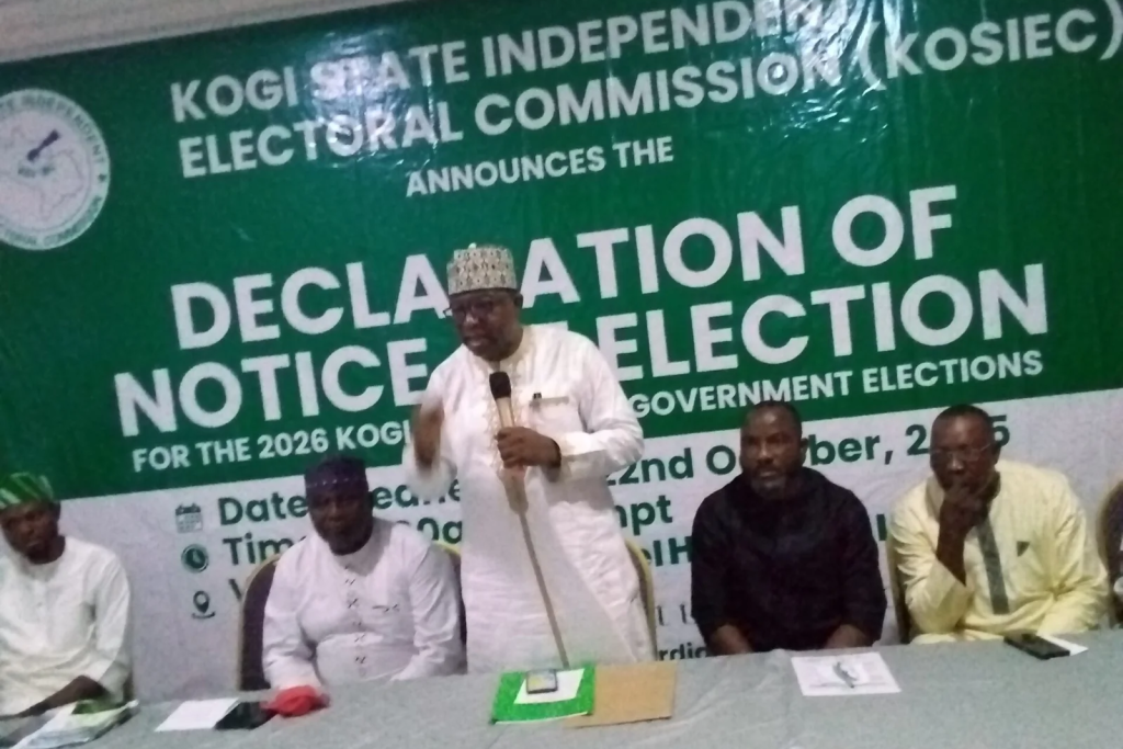 Kosiec Fixes October 17 For Lg Polls In Kogi