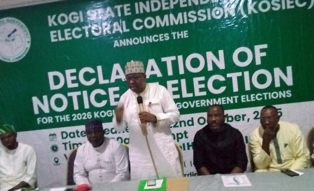 Kogi Electoral Commission Releases Timetable For 2026 Lg Elections