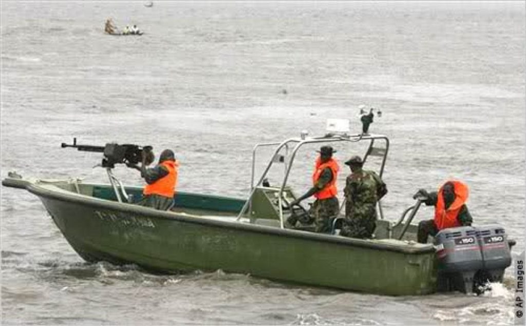 Navy Destroys 6 Illegal Refining Sites In Delta