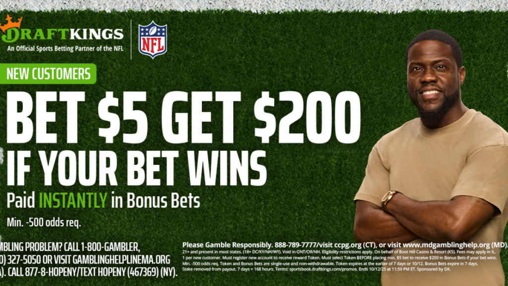 Draftkings Promo Code: Get $200 Bonus For Sunday Nfl Betting, Jaguars-Seahawks, Buccaneers-49Ers, Lions-Chiefs