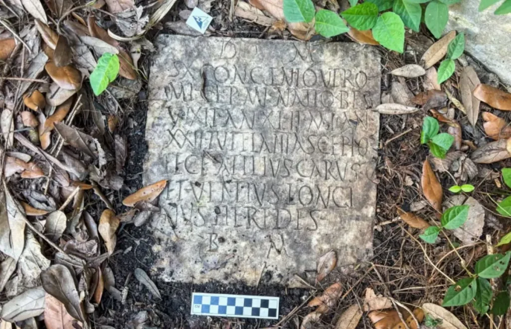 New Orleans Couple Unearths Ancient Roman Grave Marker In Backyard