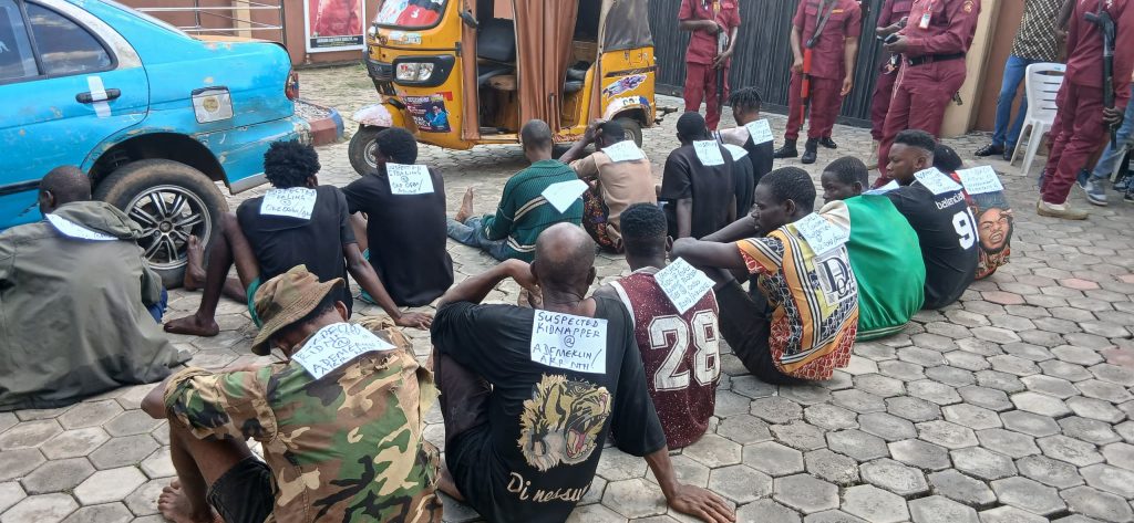 Ondo Amotekun Nabs Suspected Kidnappers’ Spy, 37 Other Criminals