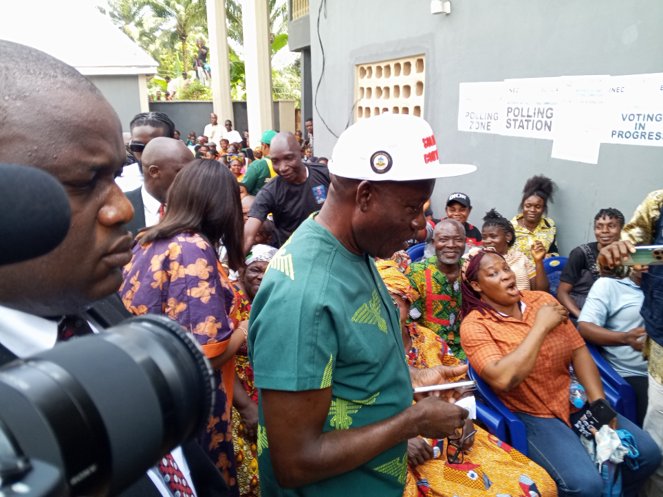 Anambra Election: Soludo Arrives Polling Unit