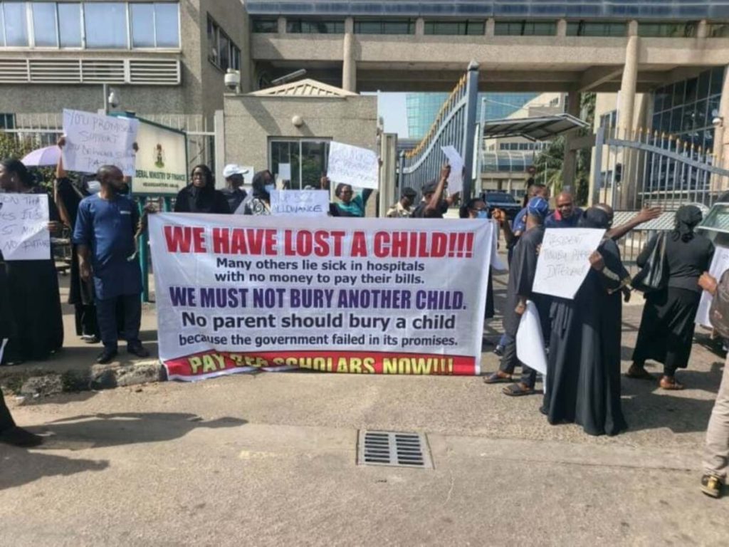 Parents Of Govt-Sponsored Students Abroad Picket Finance Ministry Over Unpaid Allowances