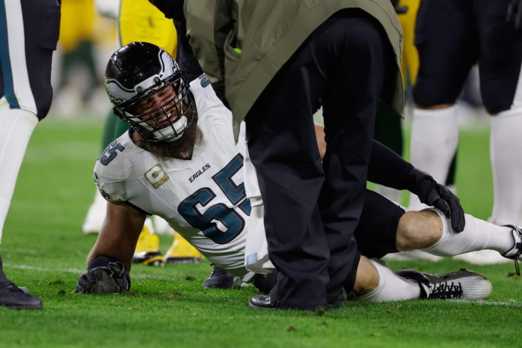 Eagles’ All-Pro Tackle Lane Johnson Questionable To Return Vs. Packers With Ankle Injury