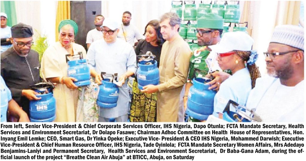 Fcta, Ihs’s ‘Project Breathe Clean Air-Abuja’ To Distribute 5,000 Gas Cylinders To Households