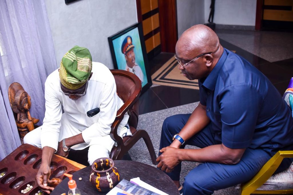 Fayose Visits Obasanjo In Ogun (Photos)