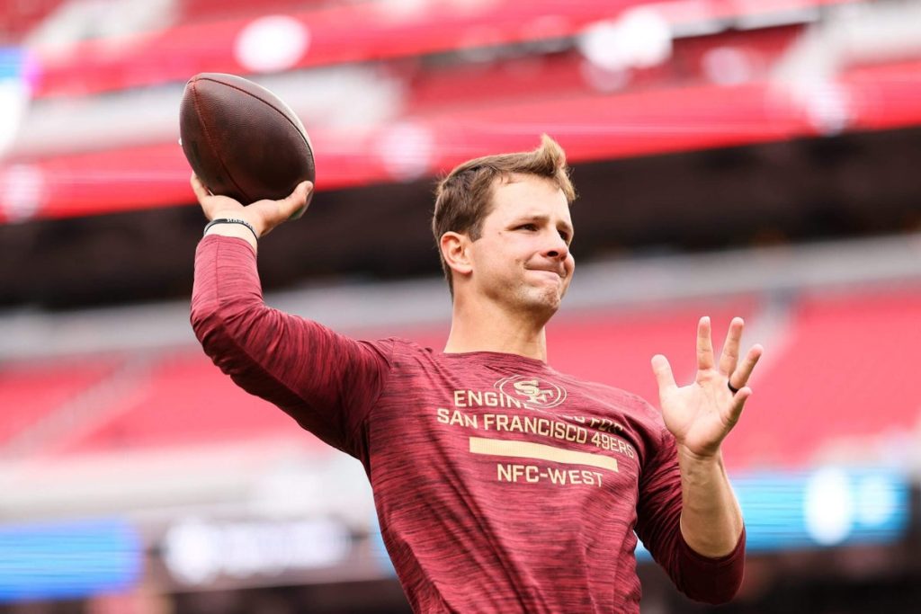 49Ers To Start Mac Jones At Qb Vs. Rams; Brock Purdy May Dress