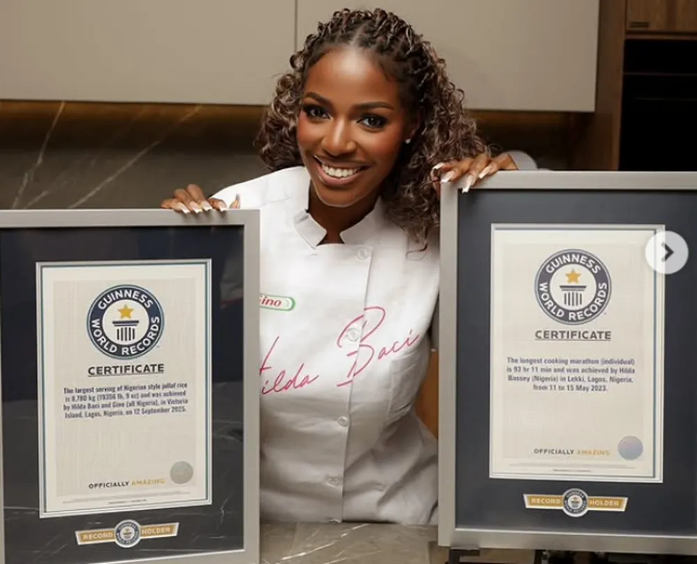 Hilda Baci Receives Second Guinness World Record Plaque