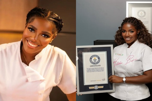 Hilda Baci Hilda Baci Receives Second Guinness Plaque For World’s Largest Jollof Rice Pot