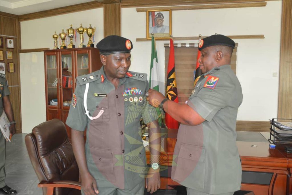 Artillery Corps: Adeyemo Bows Out, Wase Hassan Takes Charge As Nasa Commandant [Photos]