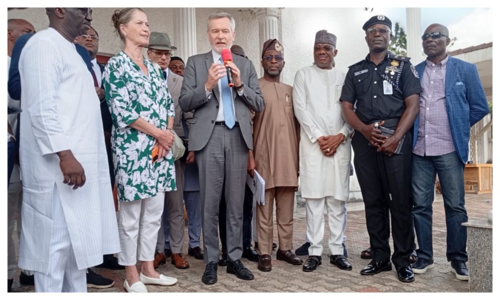 Eu Delegation, German Ambassador, Gov Okpebholo Meet Oba Of Benin Over Mowaa Crisis