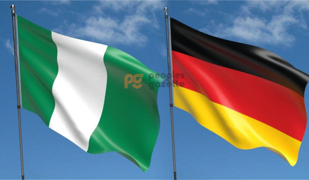 Nigerian And German Flags