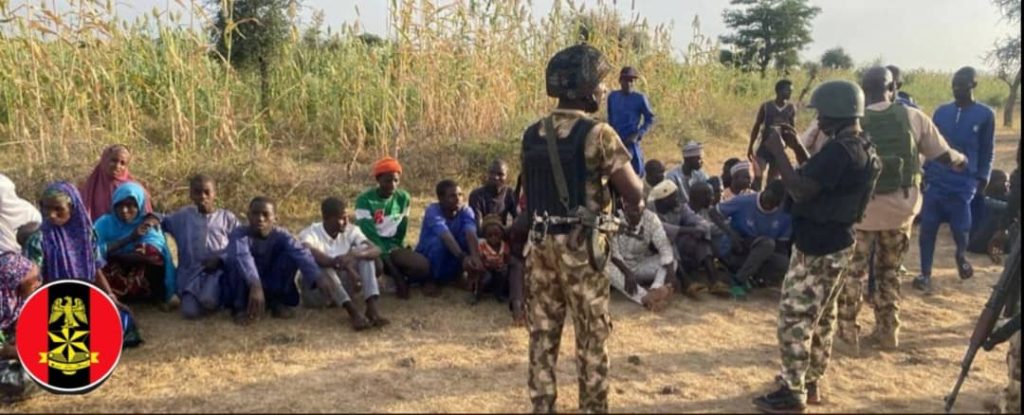 Borno: Troops Foil Terrorist Ambush, Rescue 86 Kidnap Victims
