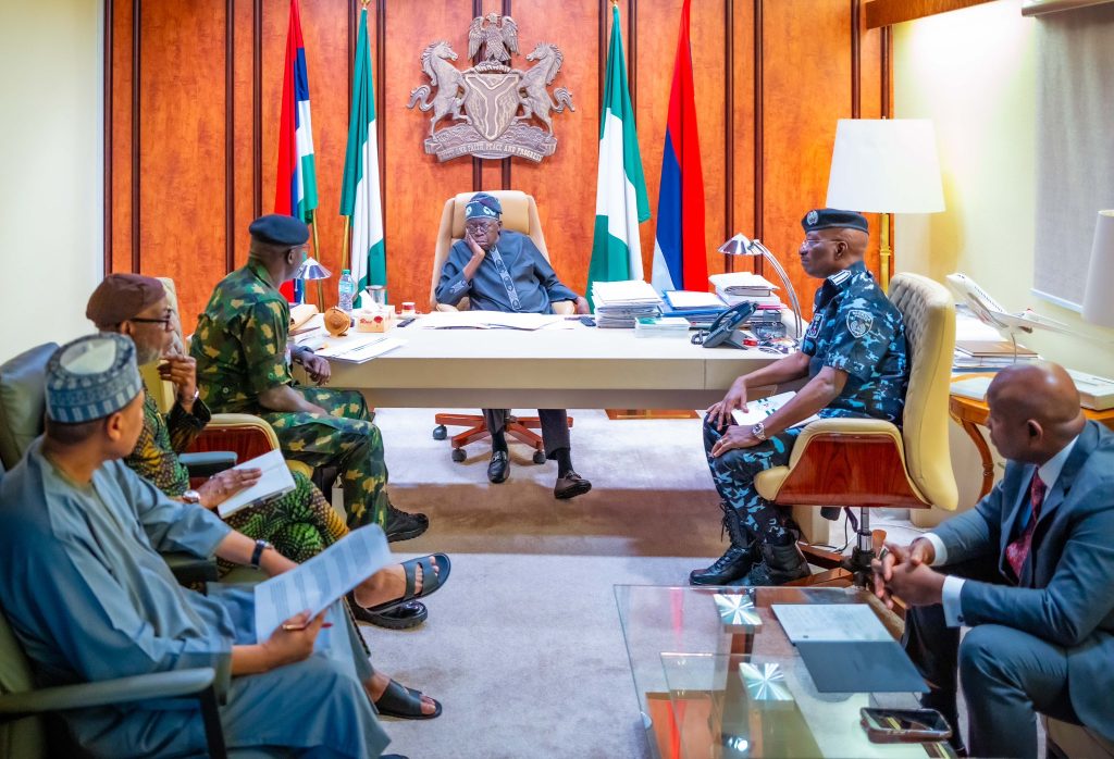 Tinubu And Military Head